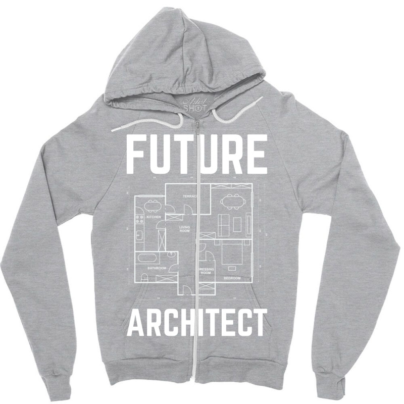 Future Architect Nostalgia Zipper Hoodie | Artistshot