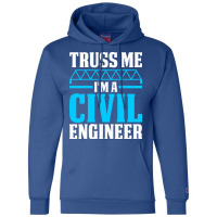 Funny Engineer Student Civil Engineering Gift Cool Champion Hoodie | Artistshot