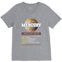 Mercury Facts Mercury Planet Space Lover V-neck Tee | Artistshot