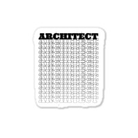 Architect Trending Hipster Sticker | Artistshot