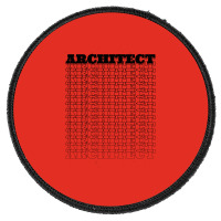 Architect Trending Hipster Round Patch | Artistshot