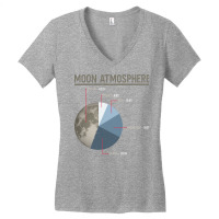 Moon Atmosphere Moon Lunar Space Lover Women's V-neck T-shirt | Artistshot