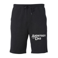 Architect And Dad Architecture Red Fleece Short | Artistshot