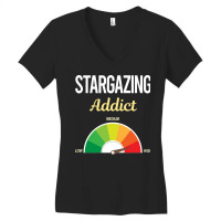 Funny Addict Stargazing Stargaze Girl Women's V-neck T-shirt | Artistshot