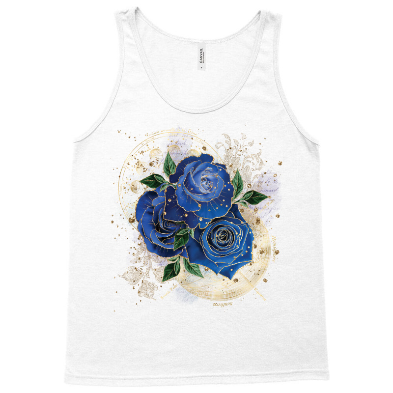 Girly Collage Midnight Blue Tank Top | Artistshot