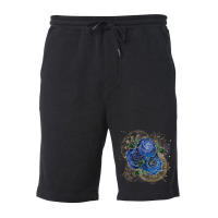 Girly Collage Midnight Blue Fleece Short | Artistshot