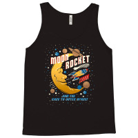 Moon Rocket Vintage Tank Top | Artistshot