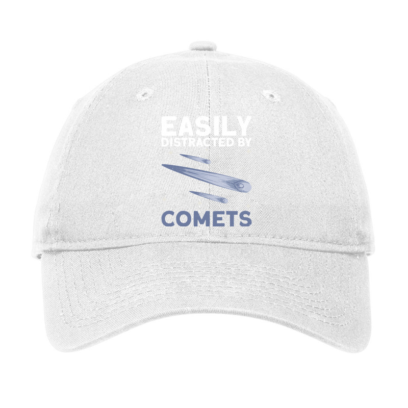 Easily Distracted By Comets Comet Astronomical Object Space Adjustable Cap | Artistshot