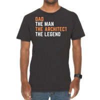 Dad Architect Legend Girl Vintage T-shirt | Artistshot