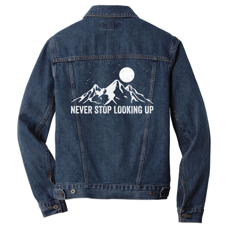 Astronomy Starry Sky Cosmos Cute Men Denim Jacket by thanetsadib | Artistshot