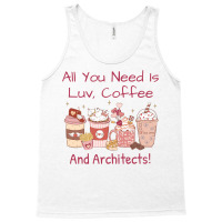 Architect Coffee Valentines Day Theme Hearts And More Stars Tank Top | Artistshot