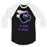 A Tear In Space Astronomy Aesthetic 3/4 Sleeve Shirt | Artistshot