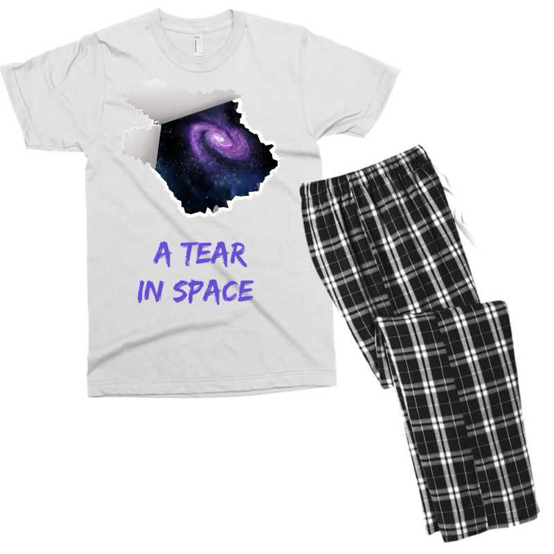 A Tear In Space Astronomy Aesthetic Men's T-shirt Pajama Set | Artistshot