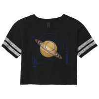 Saturn Exploration Space Travel Quote Scorecard Crop Tee | Artistshot