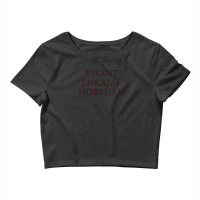 Long Live Dead Languages - Latin Crop Top | Artistshot