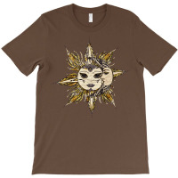 Astronomy Sun And Moon Watercolor Vintage T-shirt | Artistshot