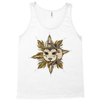 Astronomy Sun And Moon Watercolor Vintage Tank Top | Artistshot