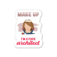 Make Up Artists Honey Please Face Architect Hipster Sticker | Artistshot