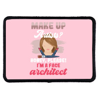 Make Up Artists Honey Please Face Architect Hipster Rectangle Patch | Artistshot