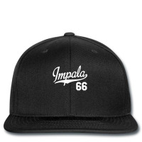 Impala 66 Script Tail 1966 Lowrider Classic Car S Printed Hat | Artistshot