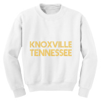 Knoxville Tennessee Vintage Gift Orange Knoxville Tennessee Tank Top Youth Sweatshirt | Artistshot