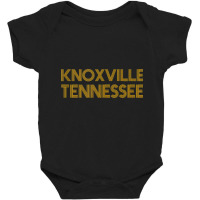 Knoxville Tennessee Vintage Gift Orange Knoxville Tennessee Tank Top Baby Bodysuit | Artistshot