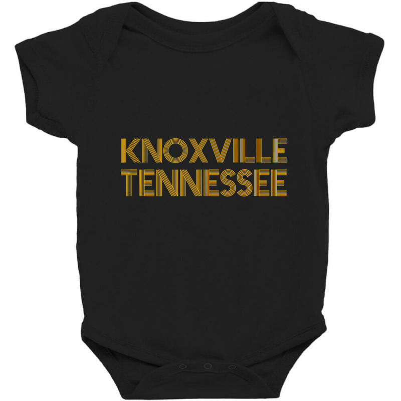 Knoxville Tennessee Vintage Gift Orange Knoxville Tennessee Tank Top Baby Bodysuit by chomibe | Artistshot