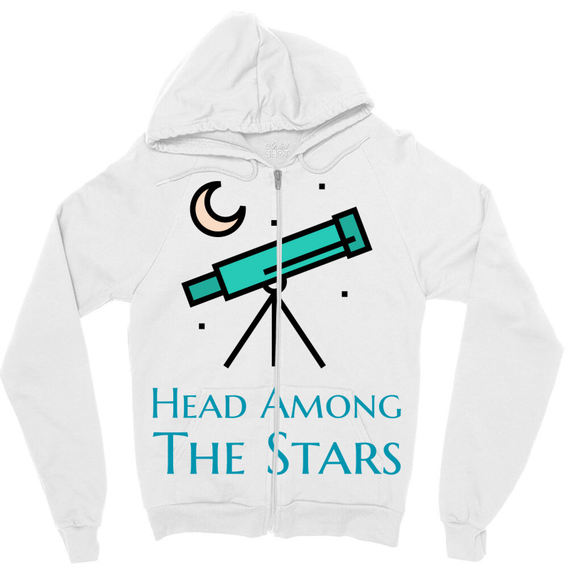 Head Among The Stars Trending Zipper Hoodie | Artistshot