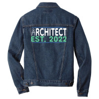 Architect Graduate Est 2022 Architecture Girl Men Denim Jacket | Artistshot