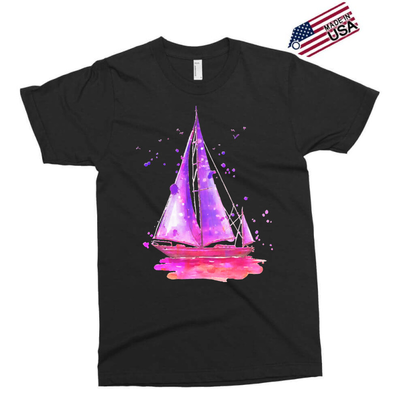 Sailing Boat T  Shirt Sailing At Sunset T  Shirt Exclusive T-shirt | Artistshot