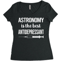 Antidepressant Astronomy Green Women's Triblend Scoop T-shirt | Artistshot