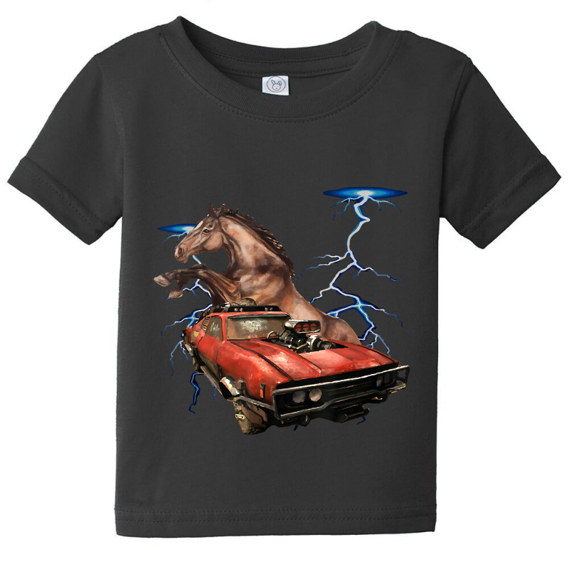 American Muscle Cars - Thunderstorm Car - Auto Mechanic Gift Baby Tee by RachelRenePeckham | Artistshot