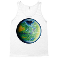 Green Terraformed Mars Oil Painting Yellow Tank Top | Artistshot