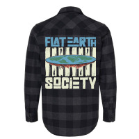 Flat Earth Society Earth Planet Space Lover Flannel Shirt | Artistshot