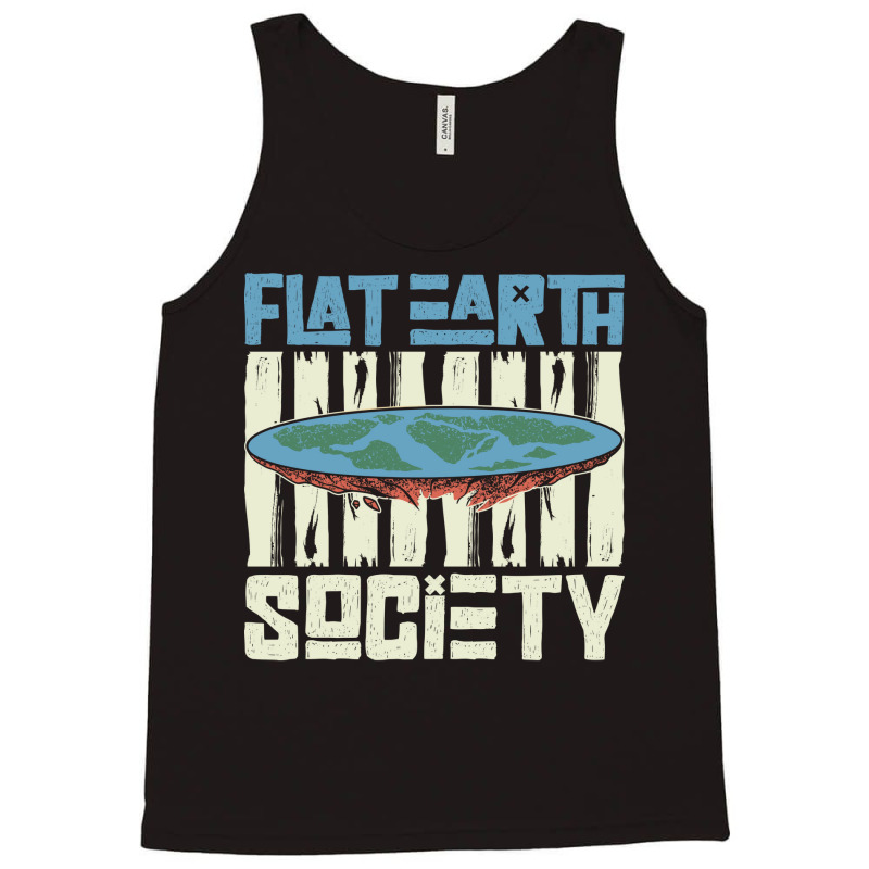 Flat Earth Society Earth Planet Space Lover Tank Top by ampamahira4 | Artistshot