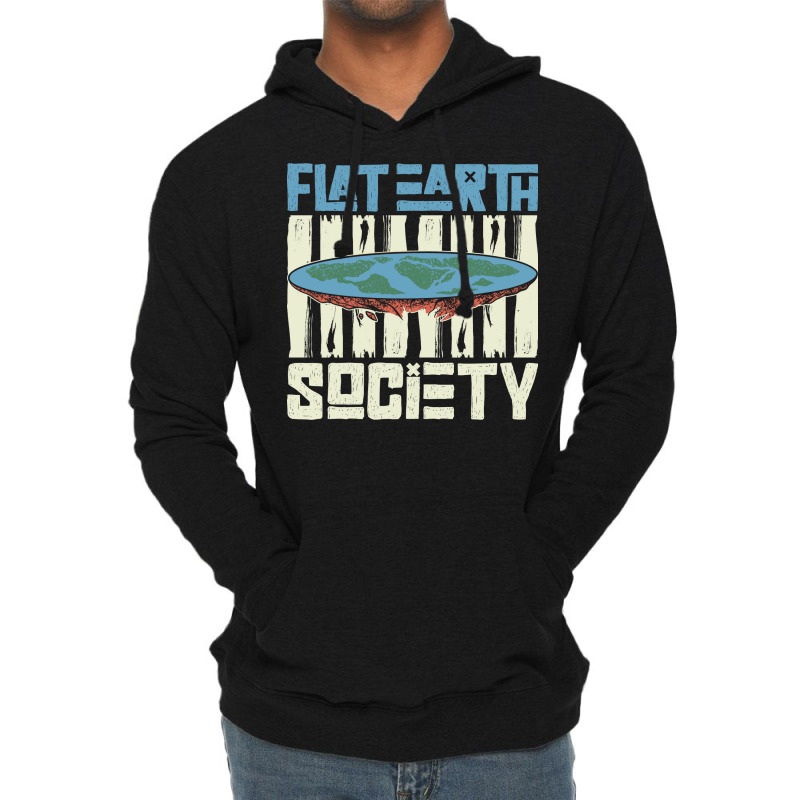 Flat Earth Society Earth Planet Space Lover Lightweight Hoodie by ampamahira4 | Artistshot