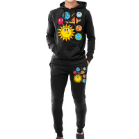 Astronomy Universe Space Scientist Cute Planets Love Hoodie & Jogger Set | Artistshot