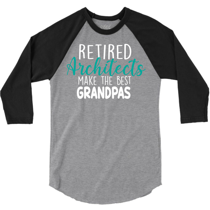 Retierd Architect Grandpa Nostalgia 3/4 Sleeve Shirt | Artistshot