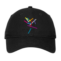 Modern Minimal Abstract Adjustable Cap | Artistshot