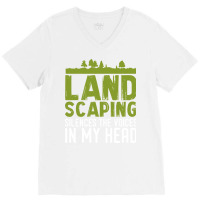 Landscaping Pun Saying Landscaper Boy V-neck Tee | Artistshot