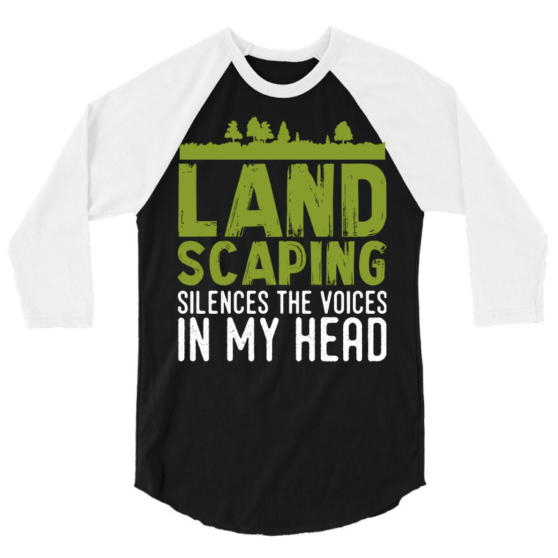 Landscaping Pun Saying Landscaper Boy 3/4 Sleeve Shirt | Artistshot