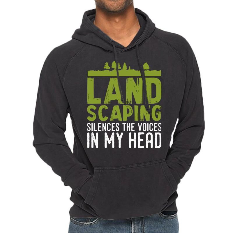 Landscaping Pun Saying Landscaper Boy Vintage Hoodie | Artistshot