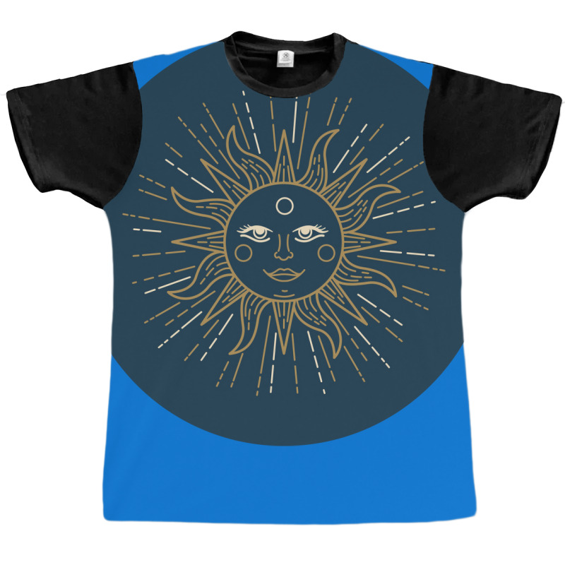 Astrology Sun Vintage Graphic T-shirt by loudyihobiew | Artistshot