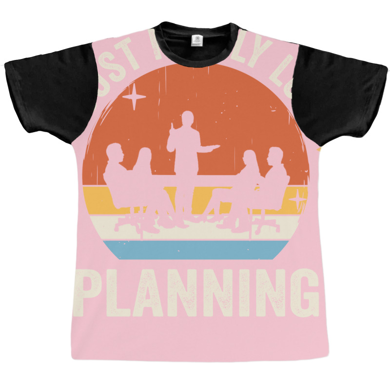 I Just Really Love Planning 80s Retro Vintage Sunset Gift Idea Quote Graphic T-shirt | Artistshot