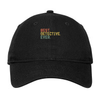 Best Detective Ever Retro Vintage Cool Christmas Adjustable Cap | Artistshot