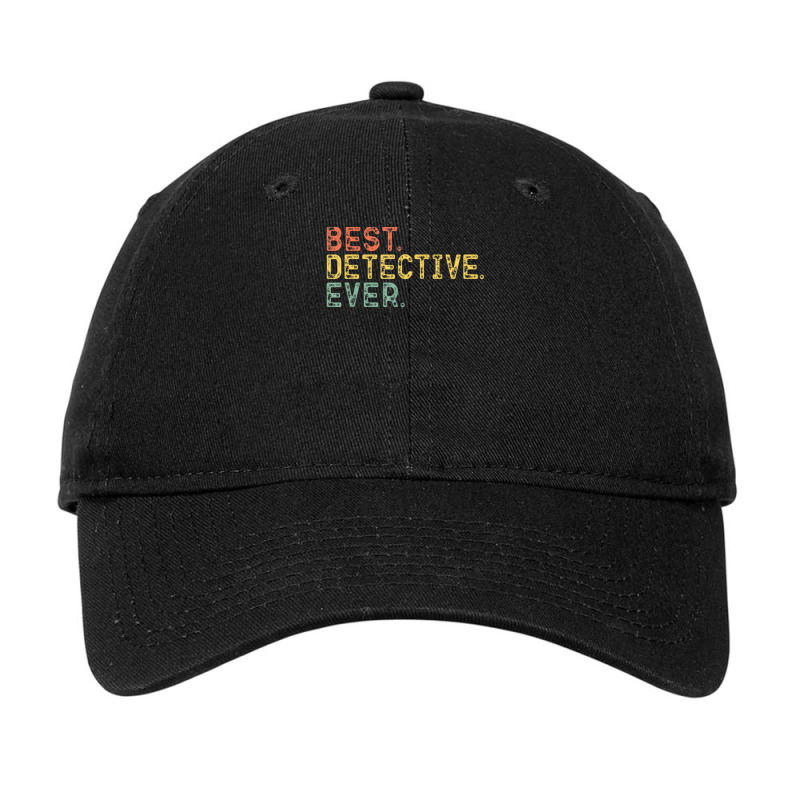 Best Detective Ever Retro Vintage Cool Christmas Adjustable Cap by JasonMichaelDelp | Artistshot