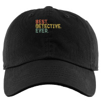 Best Detective Ever Retro Vintage Cool Christmas Kids Cap | Artistshot