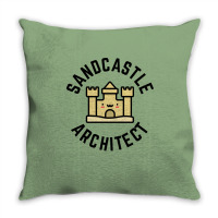 Sandcastle Architect Kids Design Boy Throw Pillow | Artistshot