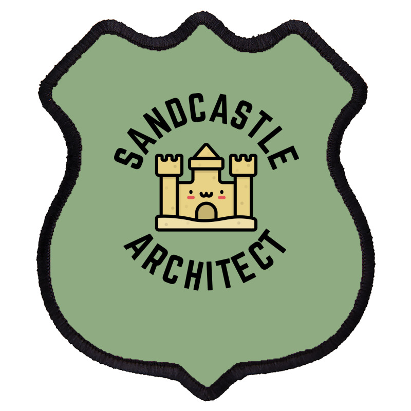 Sandcastle Architect Kids Design Boy Shield Patch | Artistshot