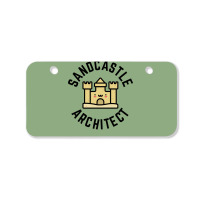 Sandcastle Architect Kids Design Boy Bicycle License Plate | Artistshot